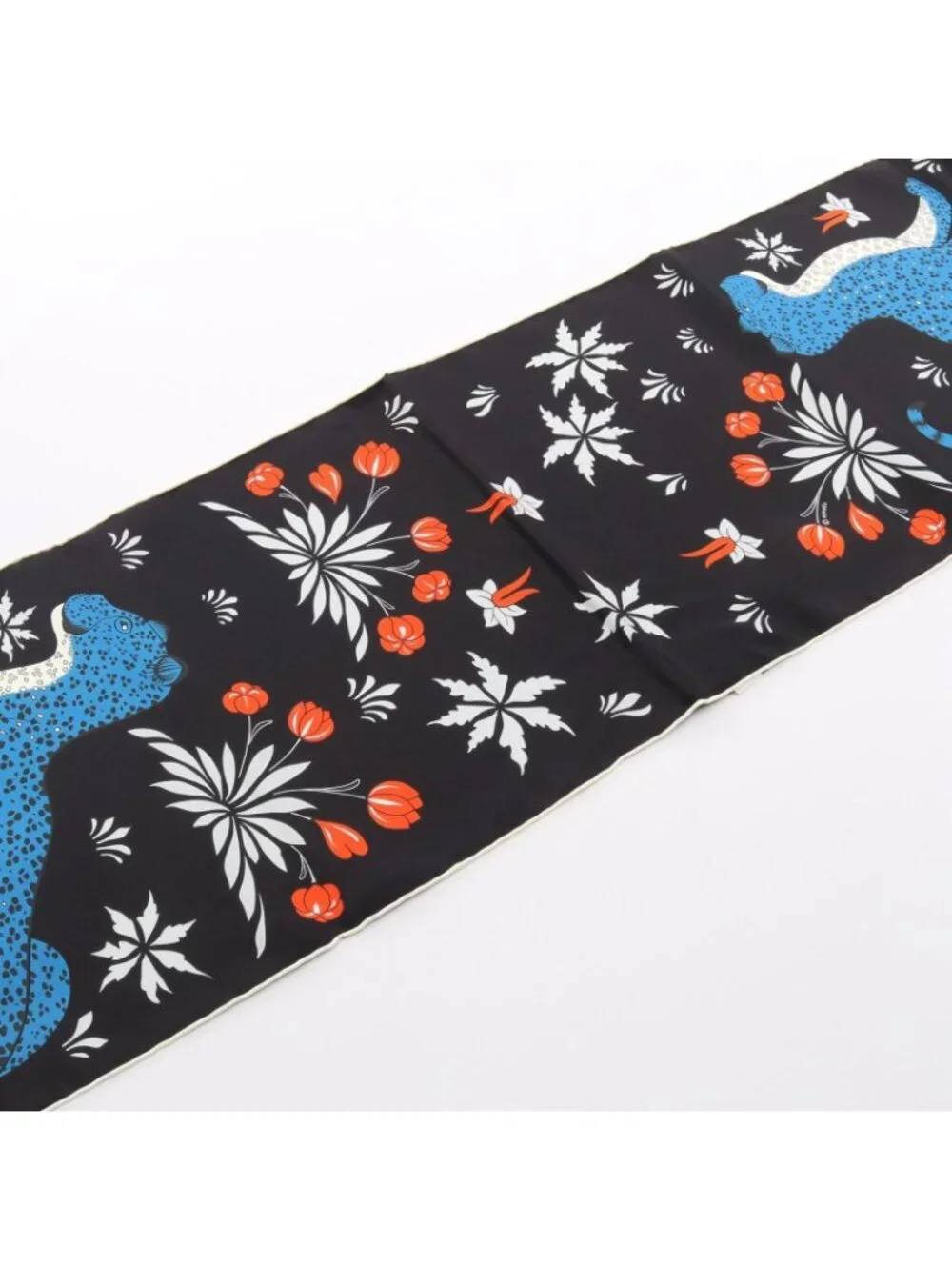 Hermes Scarf Echarpe de Soie les Leopards Silk